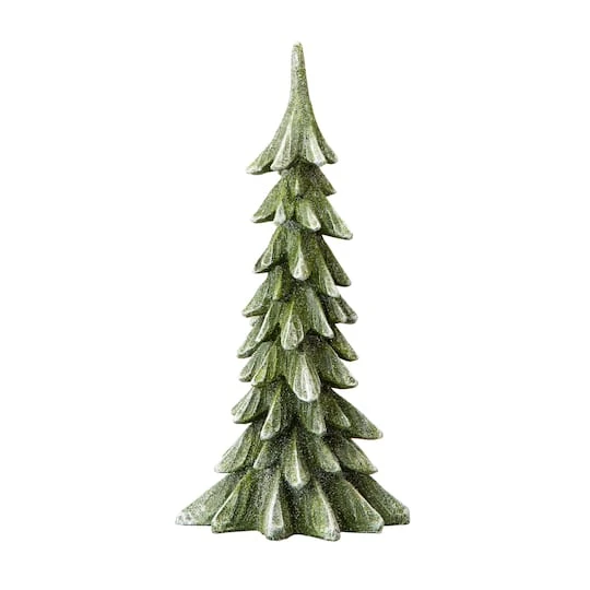 Glitzhome® 14.75" Green Christmas Tree Table Décor 7 Glitzhome® 14.75" Green Christmas Tree Table Décor - Image 5