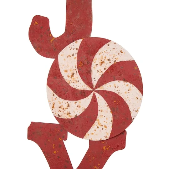 Glitzhome® 3ft. Metal Joy & Noel Yard Stake Set 9 Glitzhome® 3ft. Metal Joy & Noel Yard Stake Set - Image 7