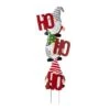 Glitzhome® 51" Metal Ho Ho Ho Gnome Yard Stake -Michaels X-Mas Decor D479457S 1