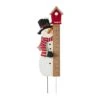 Glitzhome® 40" Snowman Snow Gauge Yard Stake 1 Glitzhome® 40" Snowman Snow Gauge Yard Stake -Michaels X-Mas Decor D479459S 1