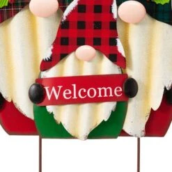 Glitzhome® 3ft. Metal Gnome Family Yard Stake 16 Glitzhome® 3ft. Metal Gnome Family Yard Stake -Michaels X-Mas Decor D479463S 5