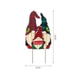 Glitzhome® 3ft. Metal Gnome Family Yard Stake 18 Glitzhome® 3ft. Metal Gnome Family Yard Stake -Michaels X-Mas Decor D479463S 7