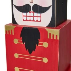 Glitzhome® 36" Wooden Block Nutcracker Porch Décor -Michaels X-Mas Decor D479475S 8