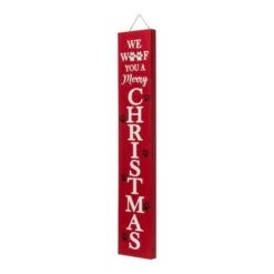 Glitzhome® 3.5ft. Lighted Dog Christmas Porch Sign With Timer -Michaels X-Mas Decor D479479S 5