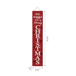 Glitzhome® 3.5ft. Lighted Dog Christmas Porch Sign With Timer -Michaels X-Mas Decor D479479S 6