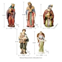 Glitzhome® 10" Nativity Figurine Set -Michaels X-Mas Decor D479482S 5
