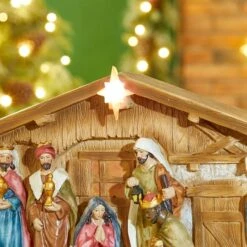 Glitzhome® 9" Nativity Décor -Michaels X-Mas Decor D479485S 5