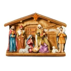 Glitzhome® 9" Nativity Décor -Michaels X-Mas Decor D479485S 6