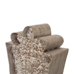 Glitzhome® 8" Marquee LED Gift Box Wooden & Metal Stocking Holder Set 17 Glitzhome® 8" Marquee LED Gift Box Wooden & Metal Stocking Holder Set -Michaels X-Mas Decor D479490S 6