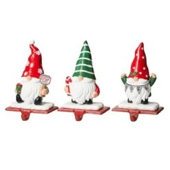 Glitzhome® 7" Gnomes Stocking Holder Set 16 Glitzhome® 7" Gnomes Stocking Holder Set -Michaels X-Mas Decor D479499S 5
