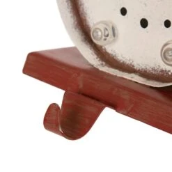 Glitzhome® 7" Marquee LED Snowman Head Stocking Holder Set -Michaels X-Mas Decor D479503S 7