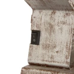 Glitzhome® 8" Marquee LED Star Wooden & Metal Stocking Holder Set -Michaels X-Mas Decor D479504S 7