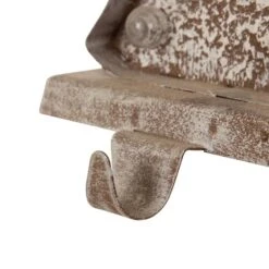 Glitzhome® 8" Marquee LED Wooden & Metal Christmas Tree Stocking Holder Set -Michaels X-Mas Decor D479507S 7