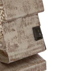 Glitzhome® 8" Marquee LED Wooden & Metal Christmas Tree Stocking Holder Set -Michaels X-Mas Decor D479507S 8