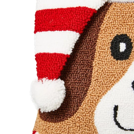 Glitzhome® Hooked 3D Woof Throw Pillow 8 Glitzhome® Hooked 3D Woof Throw Pillow - Image 6