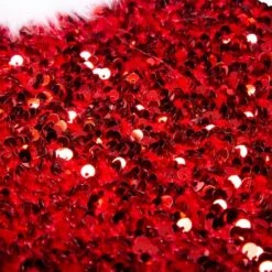 Glitzhome® 21" Red Sequin Stocking, Set Of 2 -Michaels X-Mas Decor D479582S 5