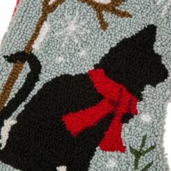 Glitzhome® 20" Cat Hooked Stockings, 2ct. 16 Glitzhome® 20" Cat Hooked Stockings, 2ct. -Michaels X-Mas Decor D479604S 6