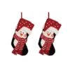 Glitzhome® 19" 3D Penguin Hooked Stockings, 2ct. 2 Glitzhome® 19" 3D Penguin Hooked Stockings, 2ct. -Michaels X-Mas Decor D479608S 1
