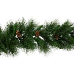 Northlight 9ft. Artificial White Valley Pine With Pine Cones Garland -Michaels X-Mas Decor D491008S 5