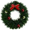 Northlight 17" Green Tinsel Artificial Christmas Wreath With Bow 1 Northlight 17" Green Tinsel Artificial Christmas Wreath With Bow -Michaels X-Mas Decor D491022S 1