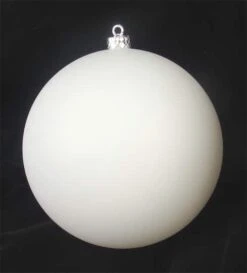 Northlight 6" Winter White Matte Shatterproof Ball Ornament 7 Northlight 6" Winter White Matte Shatterproof Ball Ornament -Michaels X-Mas Decor D491045S 2