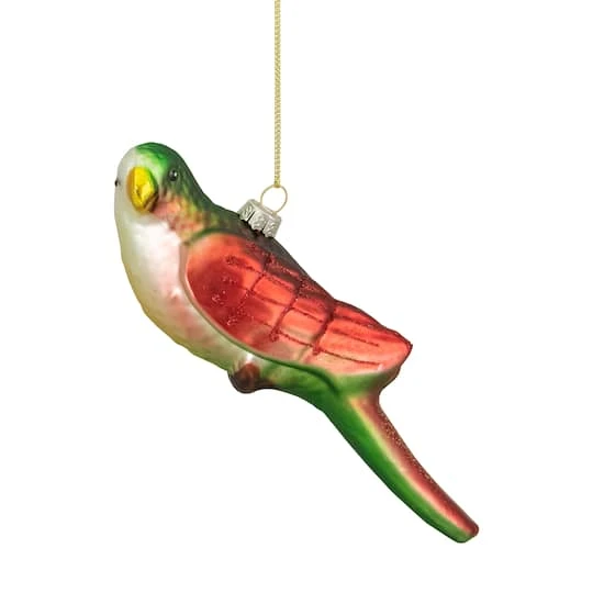 Northlight Yellow And Red Matte Parrot Glass Ornament 8 Northlight Yellow And Red Matte Parrot Glass Ornament - Image 6