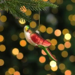 Northlight Yellow And Red Matte Parrot Glass Ornament 18 Northlight Yellow And Red Matte Parrot Glass Ornament -Michaels X-Mas Decor D491048S 12