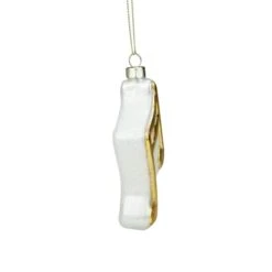 Northlight Gold & White Eighth Note Music Symbol Glass Ornament -Michaels X-Mas Decor D491061S 2