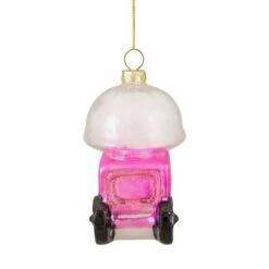 Northlight 3.5" Pink, White & Gold Cotton Candy Machine Glass Christmas Ornament 19 Northlight 3.5" Pink, White & Gold Cotton Candy Machine Glass Christmas Ornament -Michaels X-Mas Decor D491085S 13