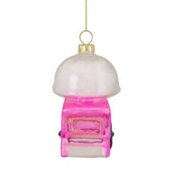 Northlight 3.5" Pink, White & Gold Cotton Candy Machine Glass Christmas Ornament 21 Northlight 3.5" Pink, White & Gold Cotton Candy Machine Glass Christmas Ornament -Michaels X-Mas Decor D491085S 15