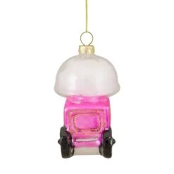 Northlight 3.5" Pink, White & Gold Cotton Candy Machine Glass Christmas Ornament 14 Northlight 3.5" Pink, White & Gold Cotton Candy Machine Glass Christmas Ornament -Michaels X-Mas Decor D491085S 2