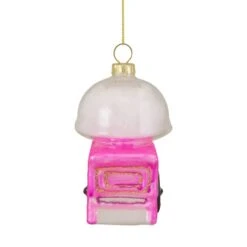 Northlight 3.5" Pink, White & Gold Cotton Candy Machine Glass Christmas Ornament 16 Northlight 3.5" Pink, White & Gold Cotton Candy Machine Glass Christmas Ornament -Michaels X-Mas Decor D491085S 4