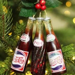 Northlight Trio Of Pepsi Cola Bottles Ornament 10 Northlight Trio Of Pepsi Cola Bottles Ornament -Michaels X-Mas Decor D491111S 3