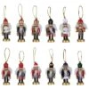 Northlight 12ct. 3.25" Multicolor Nutcracker Wood Ornaments -Michaels X-Mas Decor D491121S 1