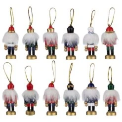Northlight 12ct. 3.25" Multicolor Nutcracker Wood Ornaments 19 Northlight 12ct. 3.25" Multicolor Nutcracker Wood Ornaments -Michaels X-Mas Decor D491121S 14