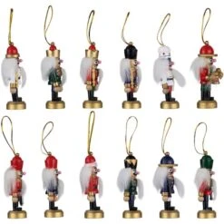 Northlight 12ct. 3.25" Multicolor Nutcracker Wood Ornaments 14 Northlight 12ct. 3.25" Multicolor Nutcracker Wood Ornaments -Michaels X-Mas Decor D491121S 3