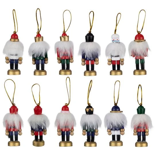 Northlight 12ct. 3.25" Multicolor Nutcracker Wood Ornaments 7 Northlight 12ct. 3.25" Multicolor Nutcracker Wood Ornaments - Image 5