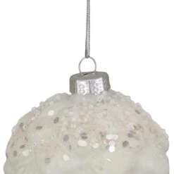 Northlight 3.5" Silver Frosted Pine Cone Glass Christmas Ornament -Michaels X-Mas Decor D491145S 14