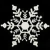 Northlight 12ct. 6.25" White Glitter Snowflake Hanging Christmas Ornaments 1 Northlight 12ct. 6.25" White Glitter Snowflake Hanging Christmas Ornaments -Michaels X-Mas Decor D491157S 1
