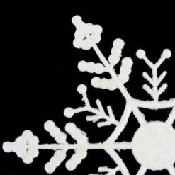 Northlight 12ct. 6.25" White Glitter Snowflake Hanging Christmas Ornaments 8 Northlight 12ct. 6.25" White Glitter Snowflake Hanging Christmas Ornaments -Michaels X-Mas Decor D491157S 2