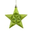 12ct. 5" Matte Green Kiwi Glittered Star Shatterproof Christmas Ornaments 1 12ct. 5" Matte Green Kiwi Glittered Star Shatterproof Christmas Ornaments -Michaels X-Mas Decor D491163S 1