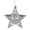 12ct. 5" Glitter & Matte Silver Splendor Shatterproof Star Christmas Ornaments 2 12ct. 5" Glitter & Matte Silver Splendor Shatterproof Star Christmas Ornaments -Michaels X-Mas Decor D491165S 1