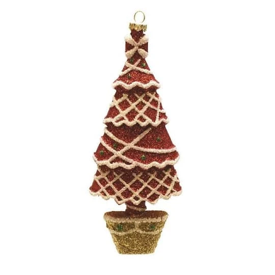 Northlight 7" Glitter Red & White Shatterproof Christmas Tree Ornament 4 Northlight 7" Glitter Red & White Shatterproof Christmas Tree Ornament - Image 2