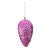 6ct. 6.5" Pink Shatterproof Glitter Pine Cone Christmas Ornaments -Michaels X-Mas Decor D491186S 1