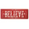 31" Believe Horizontal Holiday Wall Sign -Michaels X-Mas Decor D491265S 1