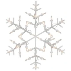 Northlight 13.5" Lighted Snowflake Christmas Window Silhouette Decoration 18 Northlight 13.5" Lighted Snowflake Christmas Window Silhouette Decoration -Michaels X-Mas Decor D491427S 3