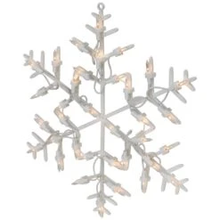Northlight 13.5" Lighted Snowflake Christmas Window Silhouette Decoration 19 Northlight 13.5" Lighted Snowflake Christmas Window Silhouette Decoration -Michaels X-Mas Decor D491427S 4