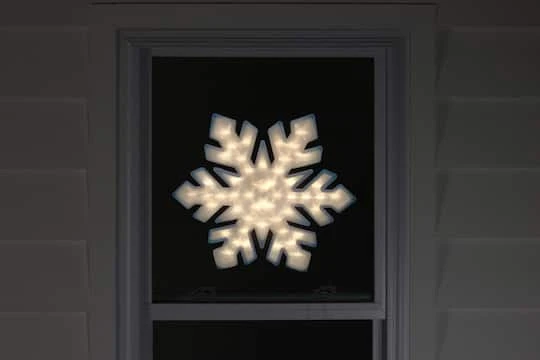 Northlight 20" Lighted Snowflake Christmas Window Silhouette Décor 9 Northlight 20" Lighted Snowflake Christmas Window Silhouette Décor - Image 7