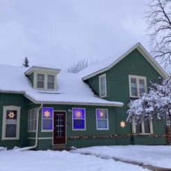 Northlight 20" Lighted Snowflake Christmas Window Silhouette Décor 15 Northlight 20" Lighted Snowflake Christmas Window Silhouette Décor -Michaels X-Mas Decor D491429S 4