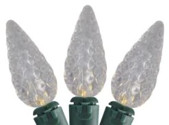 35ct. White LED C6 Mini Christmas String Lights -Michaels X-Mas Decor D491433S 2